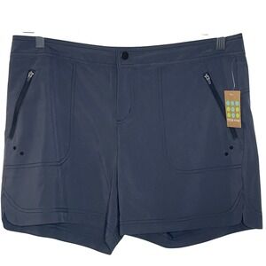 Title Nine Womens Rogue Shorts Size 10 Gray Activewear Hiking